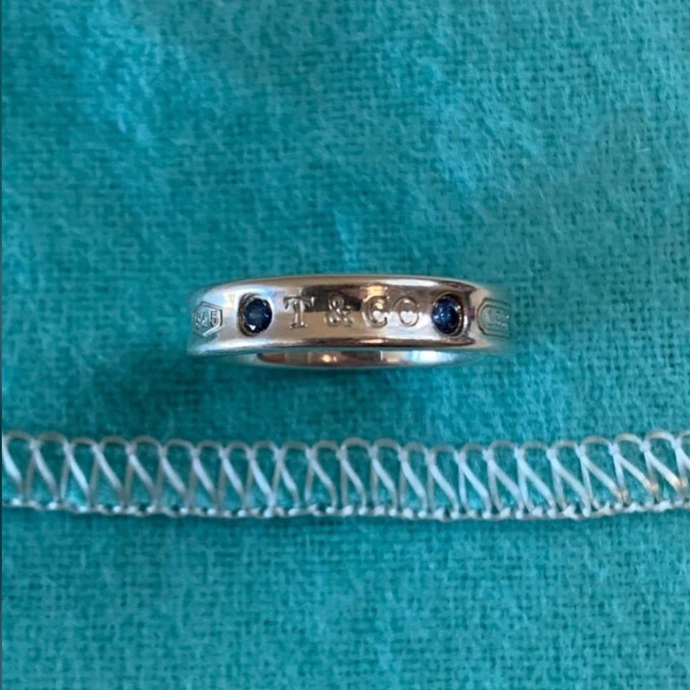 Tiffany Ring W/ Montana Sapphires